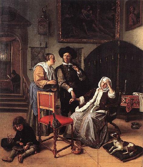 Jan Steen The Doctor's Visit Germany oil painting art